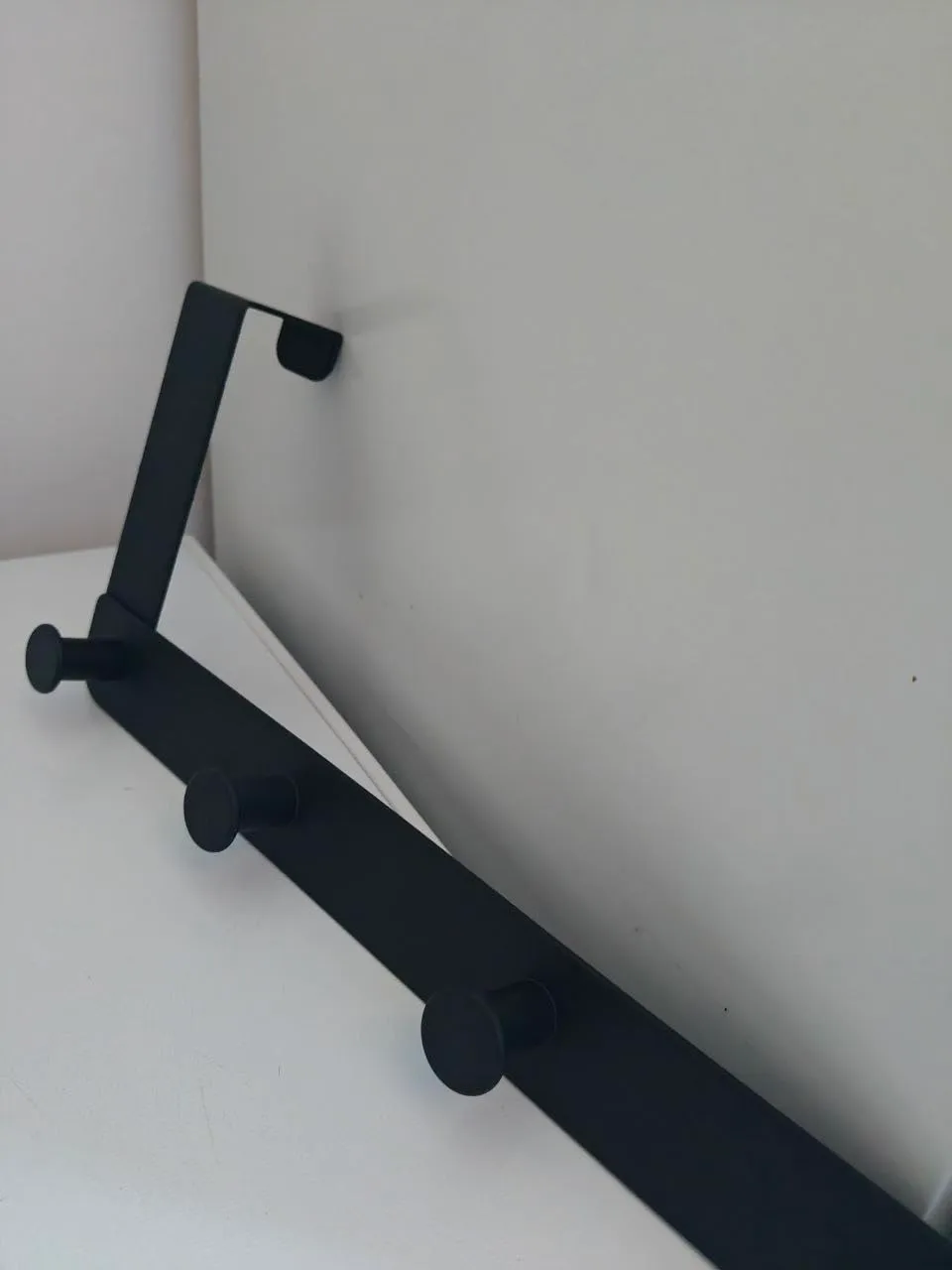 Amig CP41 appendiabiti da porta nero acciaio