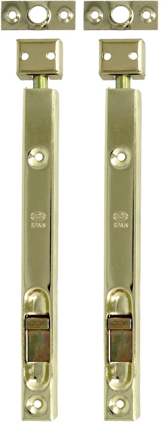 Amig 400 Catenaccio Verticale 110 mm Acciaio Ottonato
