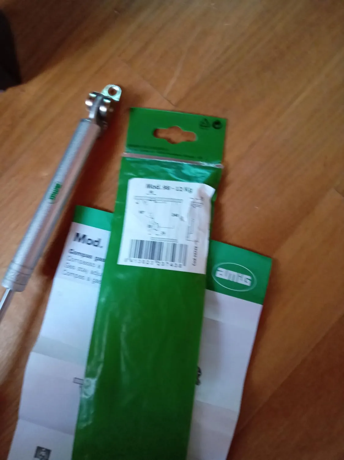Amig Mod.98 compasso a gas 12 kg argento anta ribalta