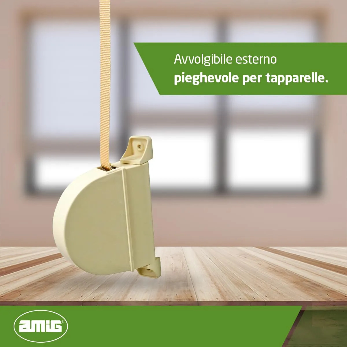 Amig avvolgitore tapparella esterno avorio PVC