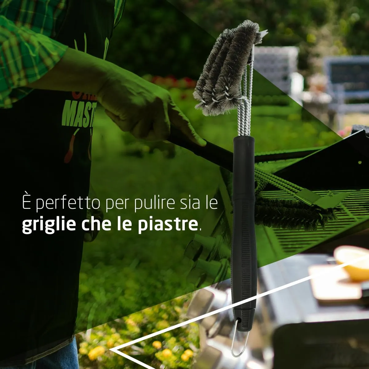 Amig Fireplus Spazzola Barbecue 2in1 45,7cm
