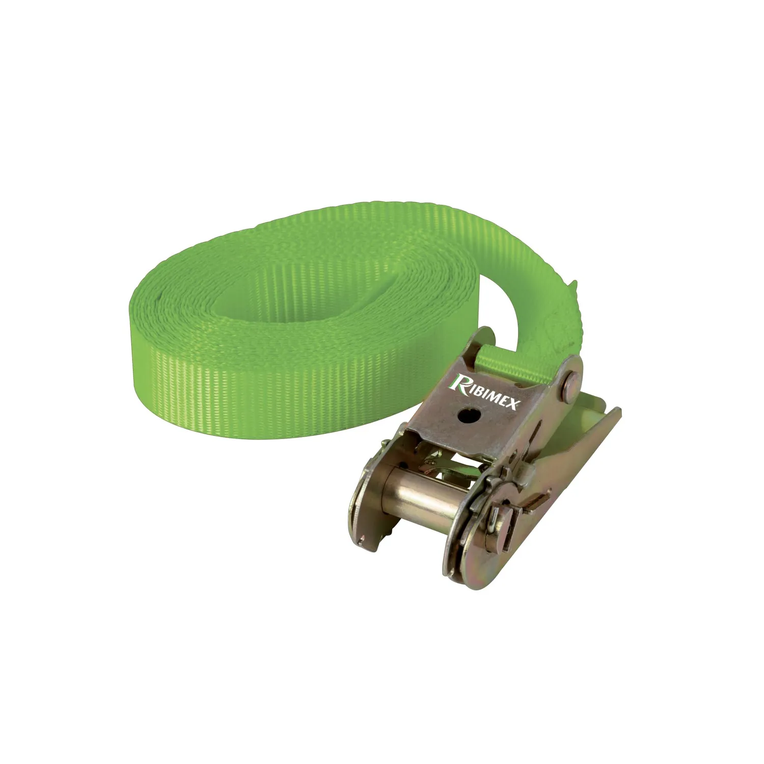 Ribimex PRSANACR150 cinghia a cricchetto 15 m 2500 kg ganci