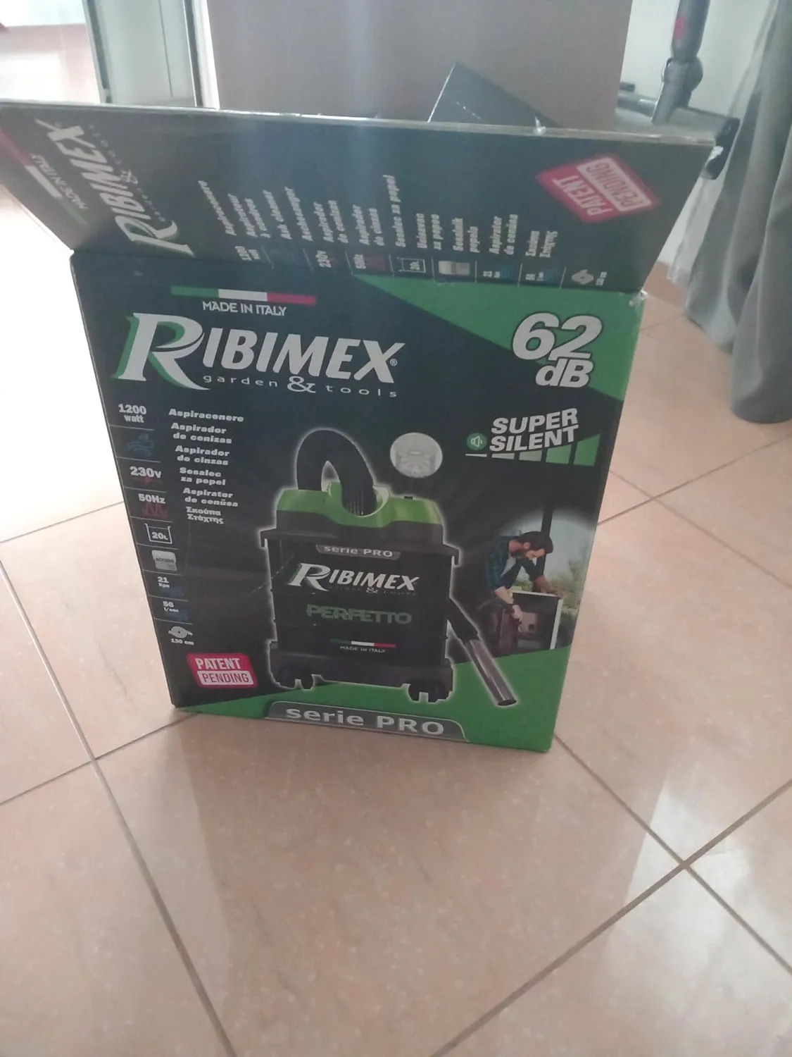 Ribimex Perfetto aspiracenere 20 L 1200 W con soffiante