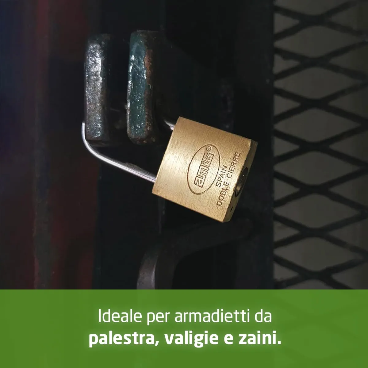 Amig lucchetto di sicurezza ottone 25 mm arco acciaio