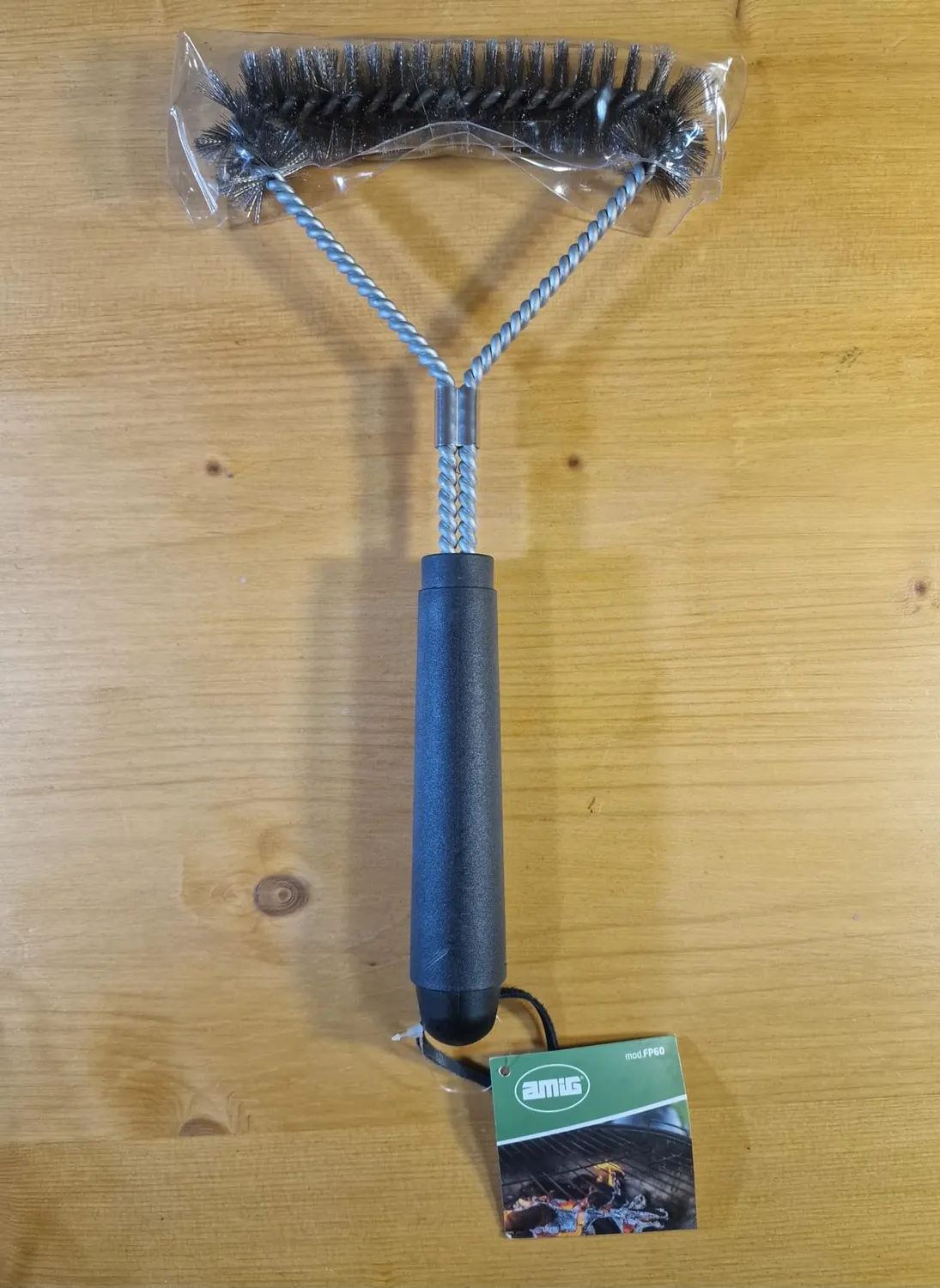 Amig Fireplus spazzola barbecue acciaio 30,5 cm