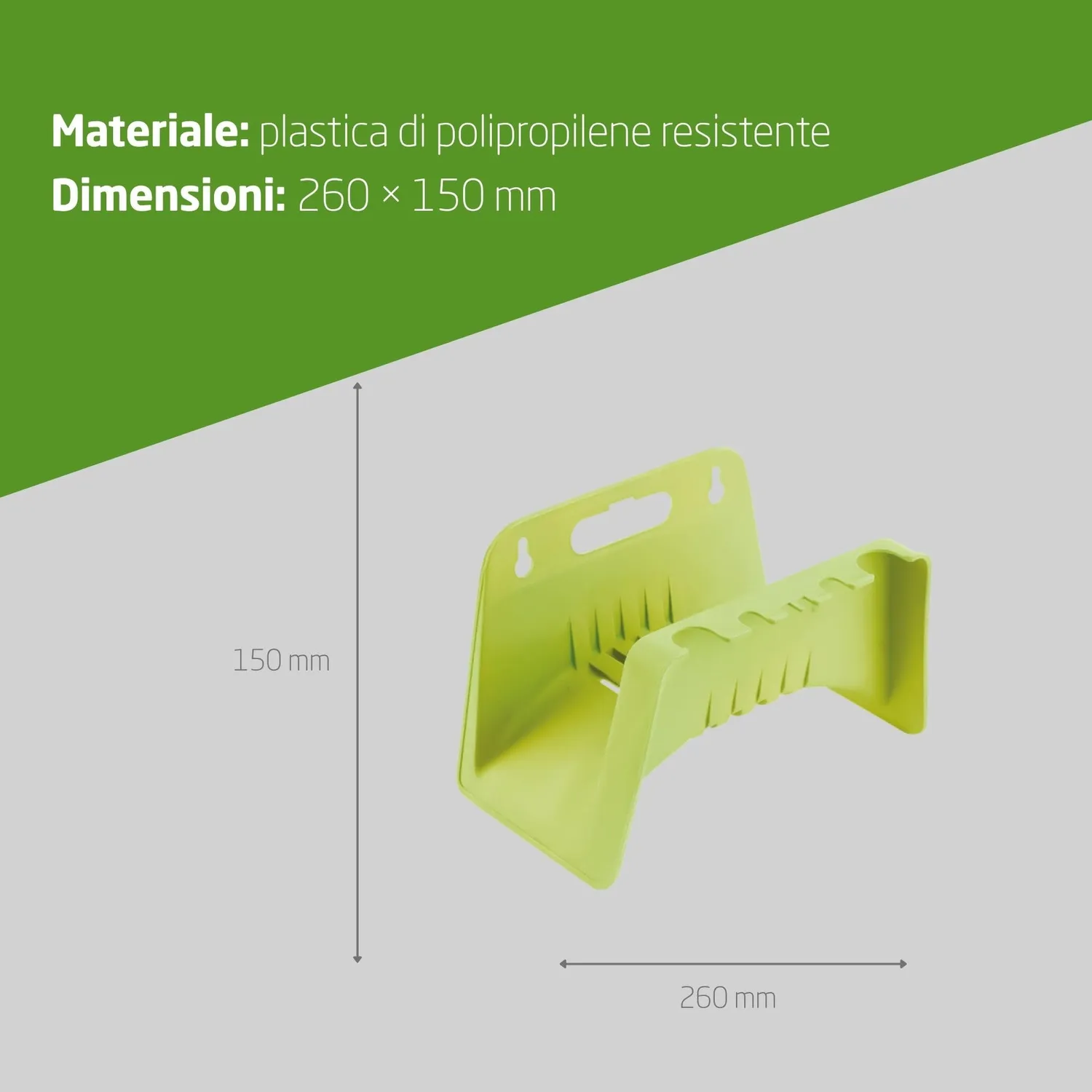 Amig Supporto Tubo Parete Verde Pistacchio 10 m