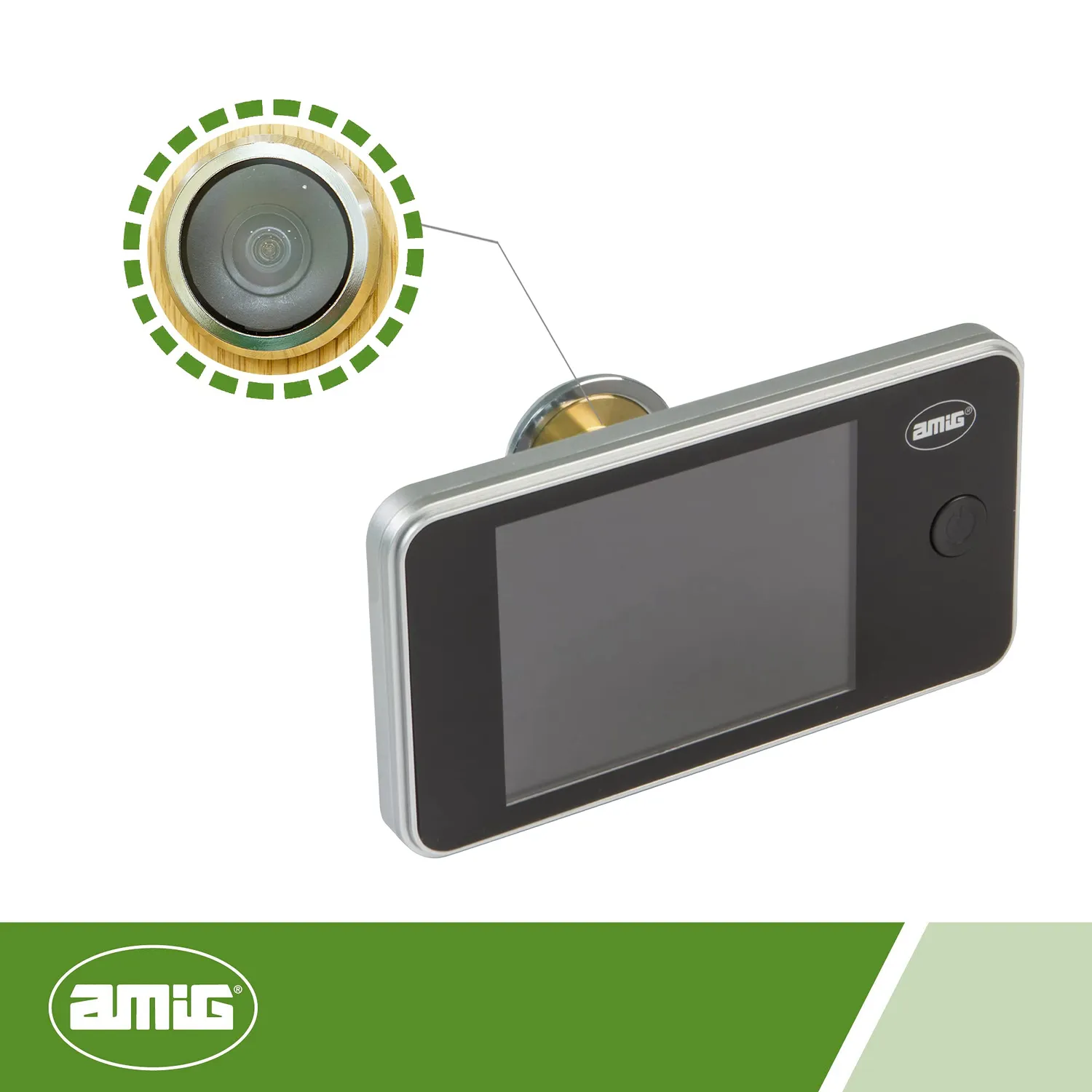 Amig DW 3.2 spioncino digitale argento 160°