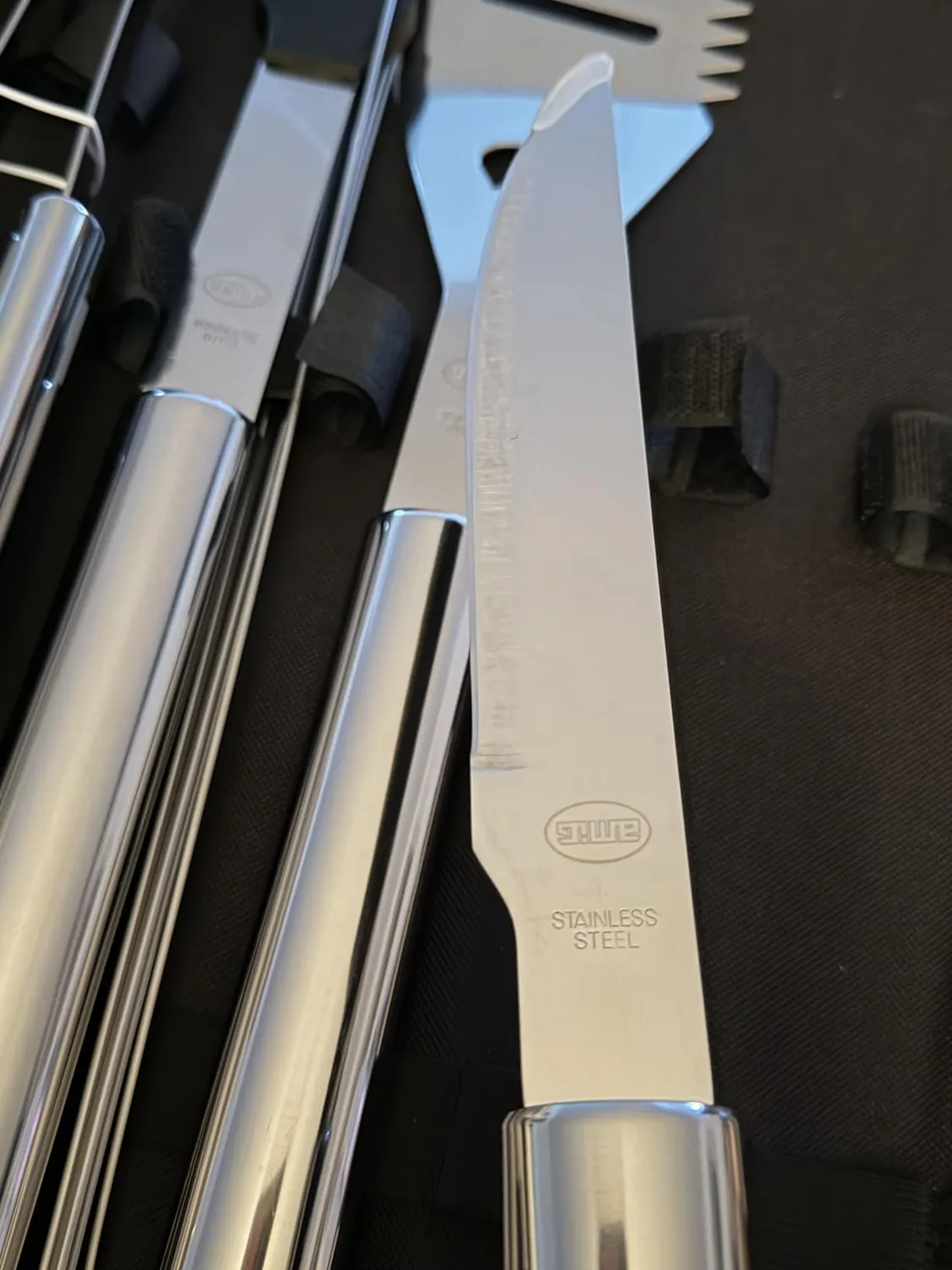 Amig AM03 kit barbecue 10 pezzi acciaio inox