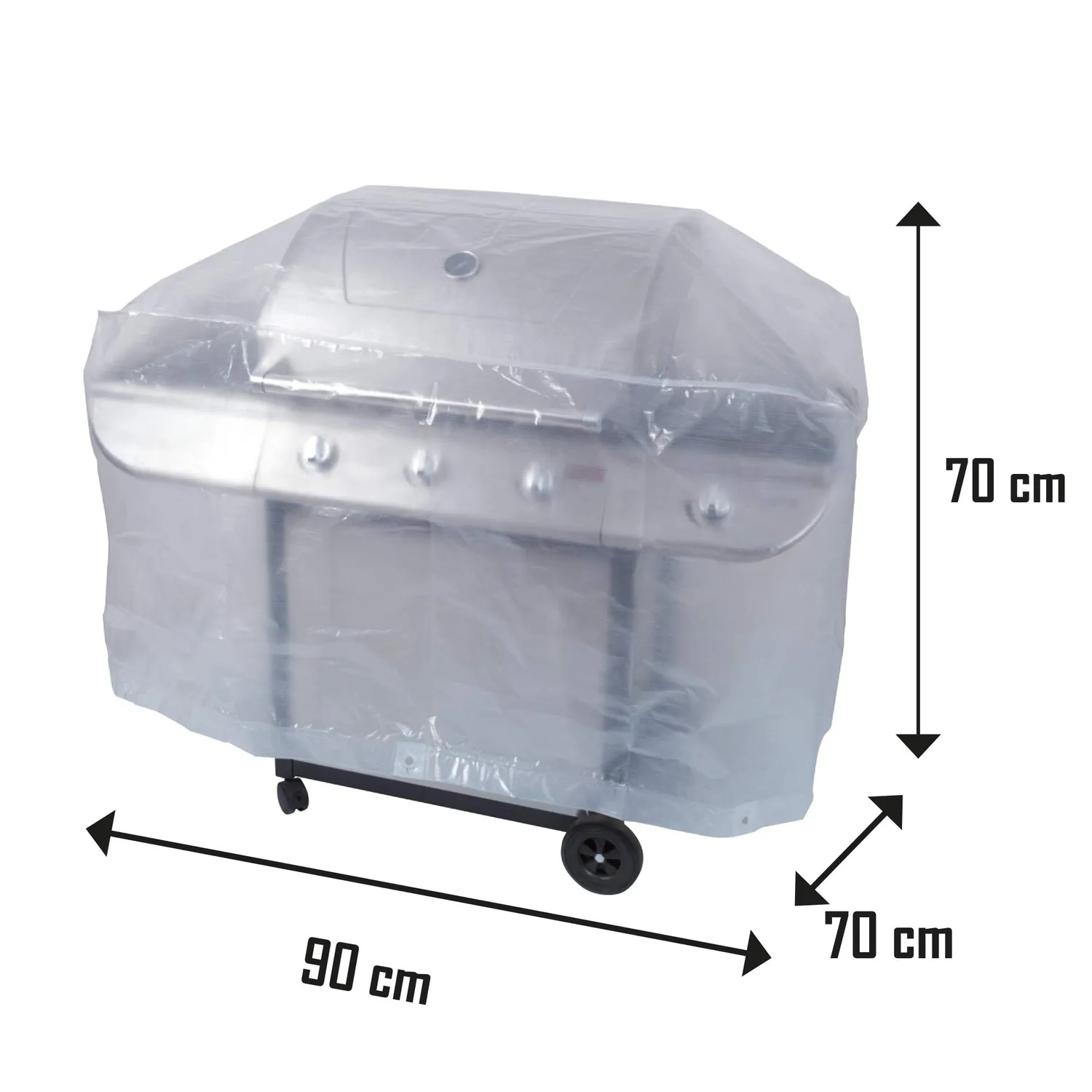 Ribimex Eco Platinium PRH09090X70 telo barbecue 90x70 anti-UV