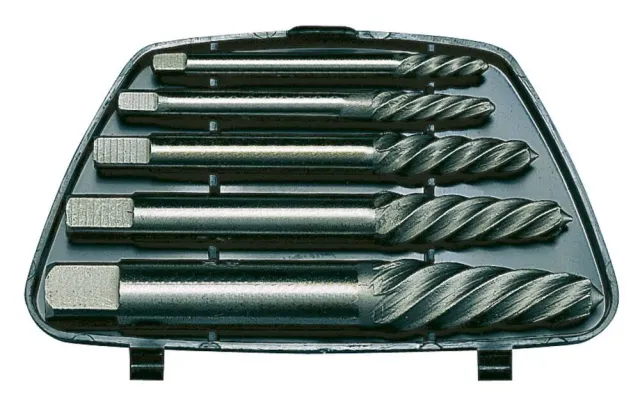 TengTools Set Estrattori Viti Spiralati 5 Pz
