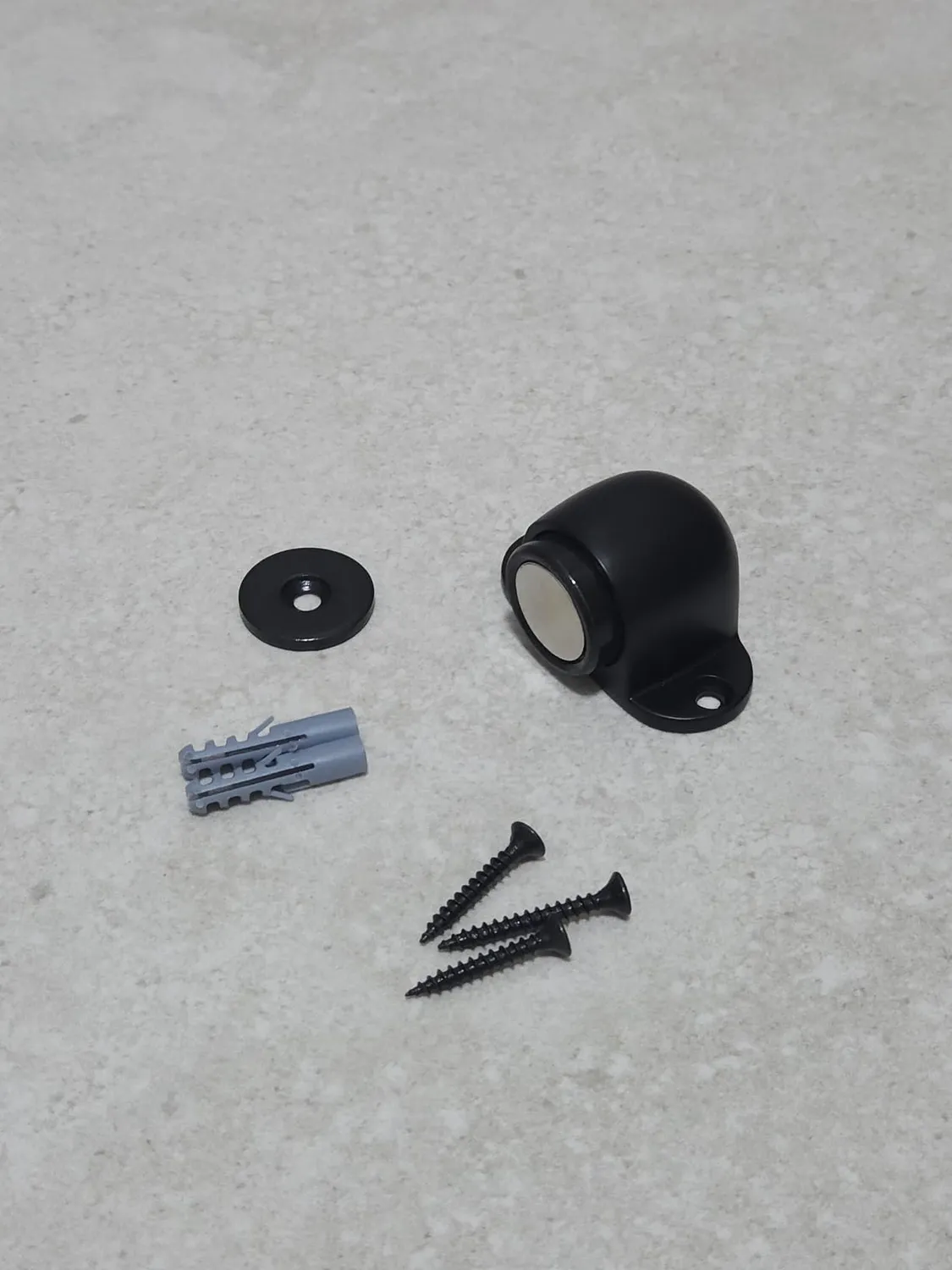 Amig Fermaporta Magnetico Pavimento Zamak Nero 44x40 mm