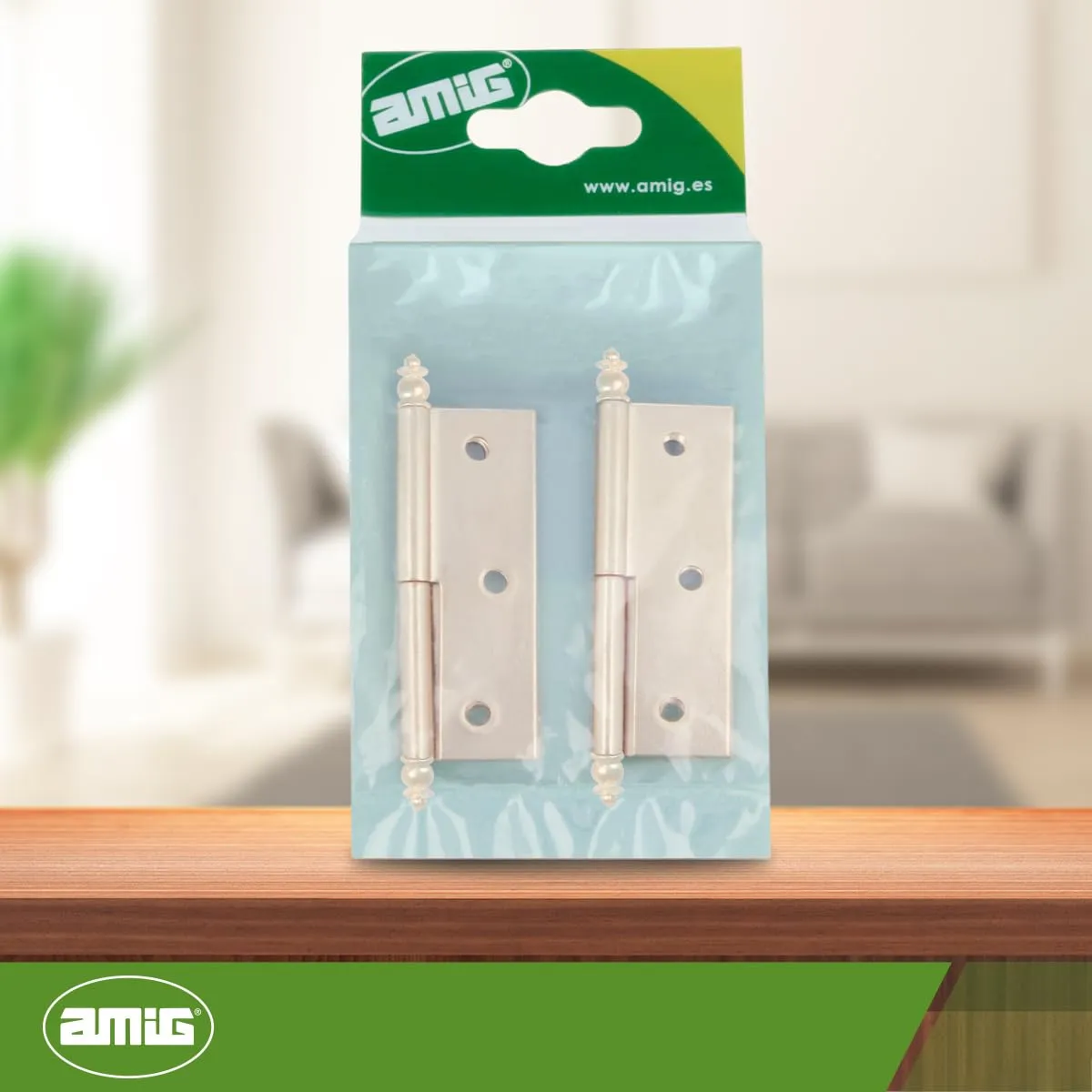 Amig 541 Coppia Cerniere Acciaio 60x41 Destra Smontabili