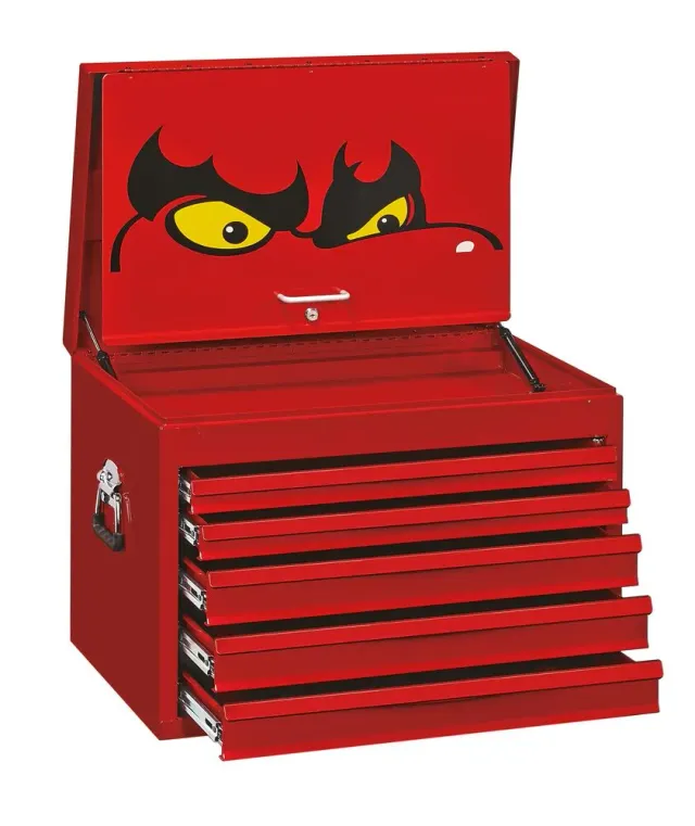 TengTools Cassettiera 26" 5 Cassetti Rossa Classic