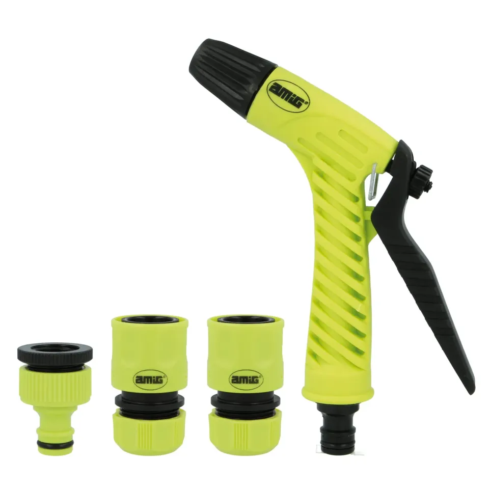 Amig kit irrigazione 4pz pistola 170 mm flusso regolabile