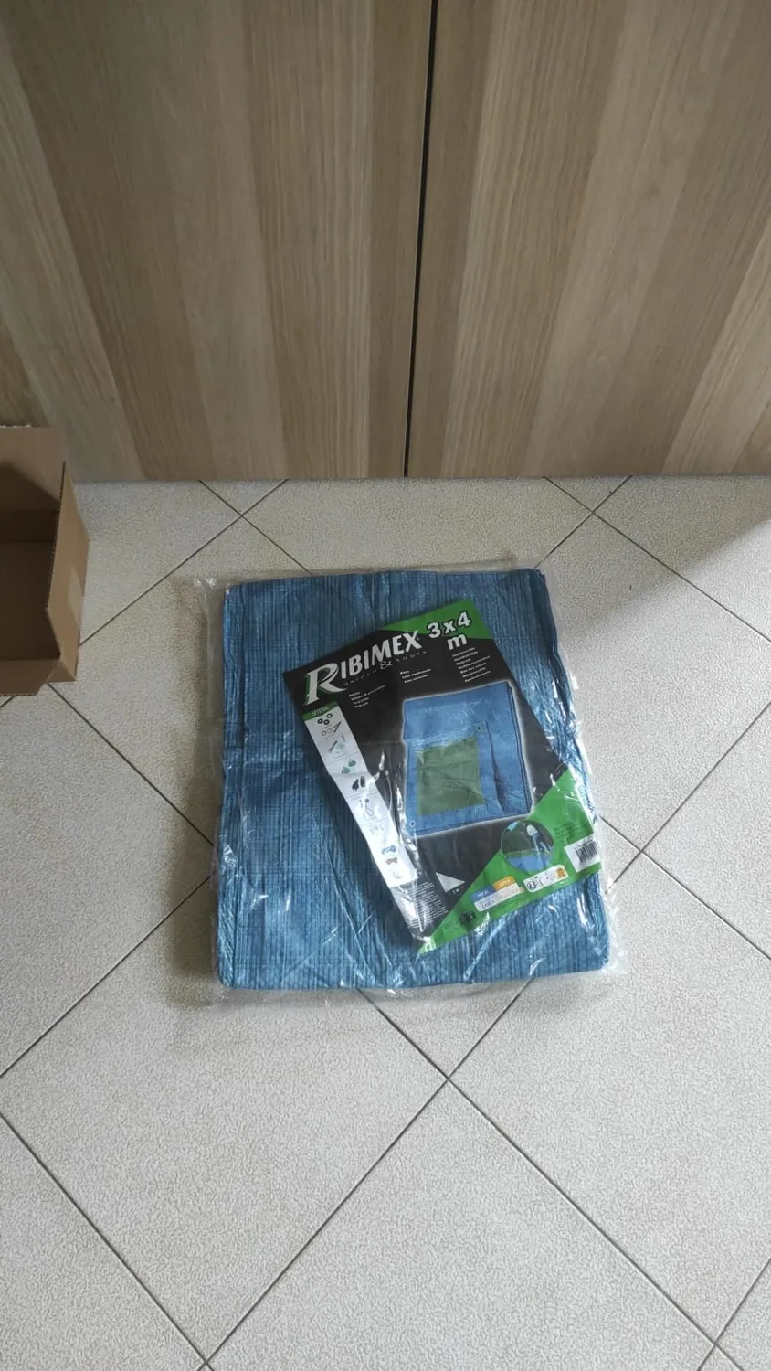 Ribimex telo protezione impermeabile 3x5 m polietilene 65g