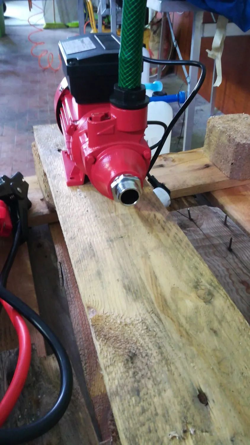 Ribimex kit pompa gasolio 370W tubo 4 m pistola