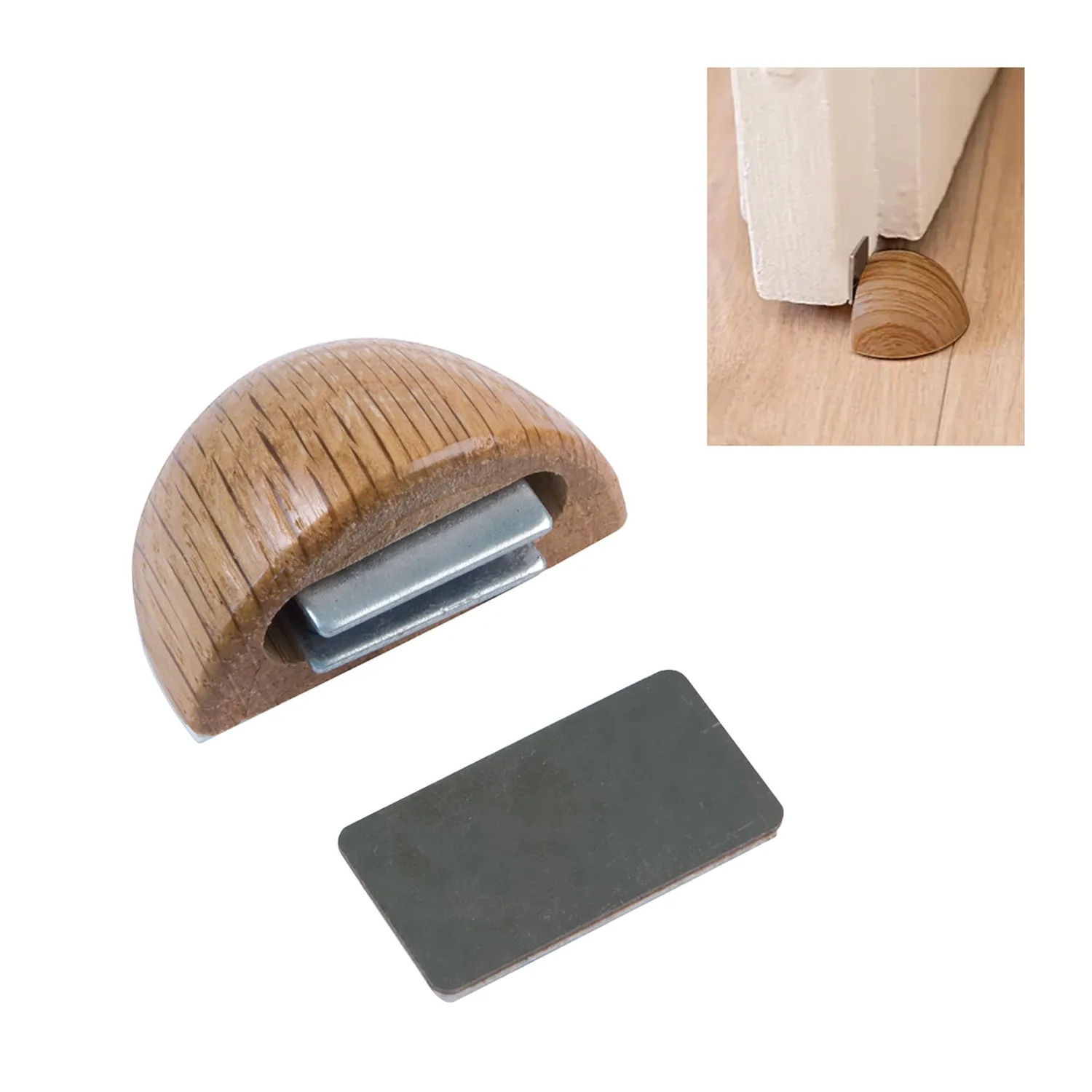 Amig fermaporta magnetico adesivo 48x25 mm faggio