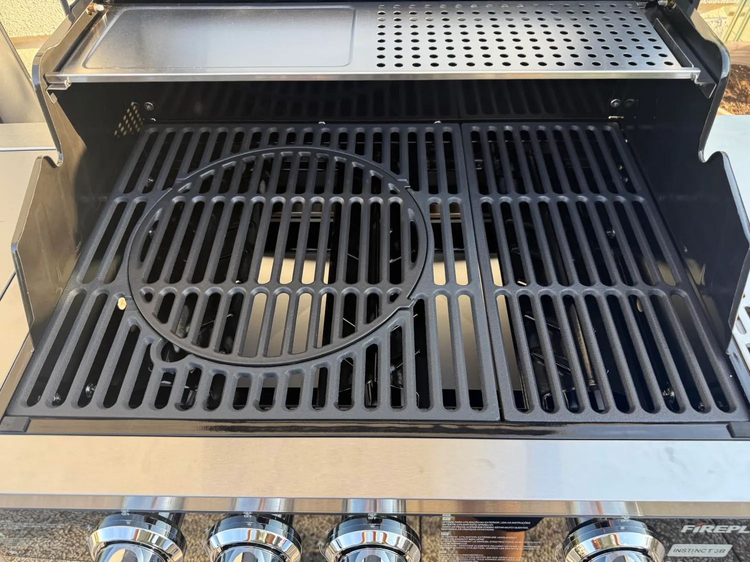 Amig Fireplus GRILL-2 4F barbecue gas XL nero