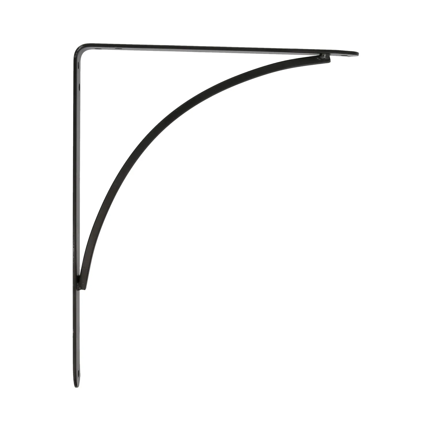 Amig squadretta mensola 150x125 mm nera 105 kg