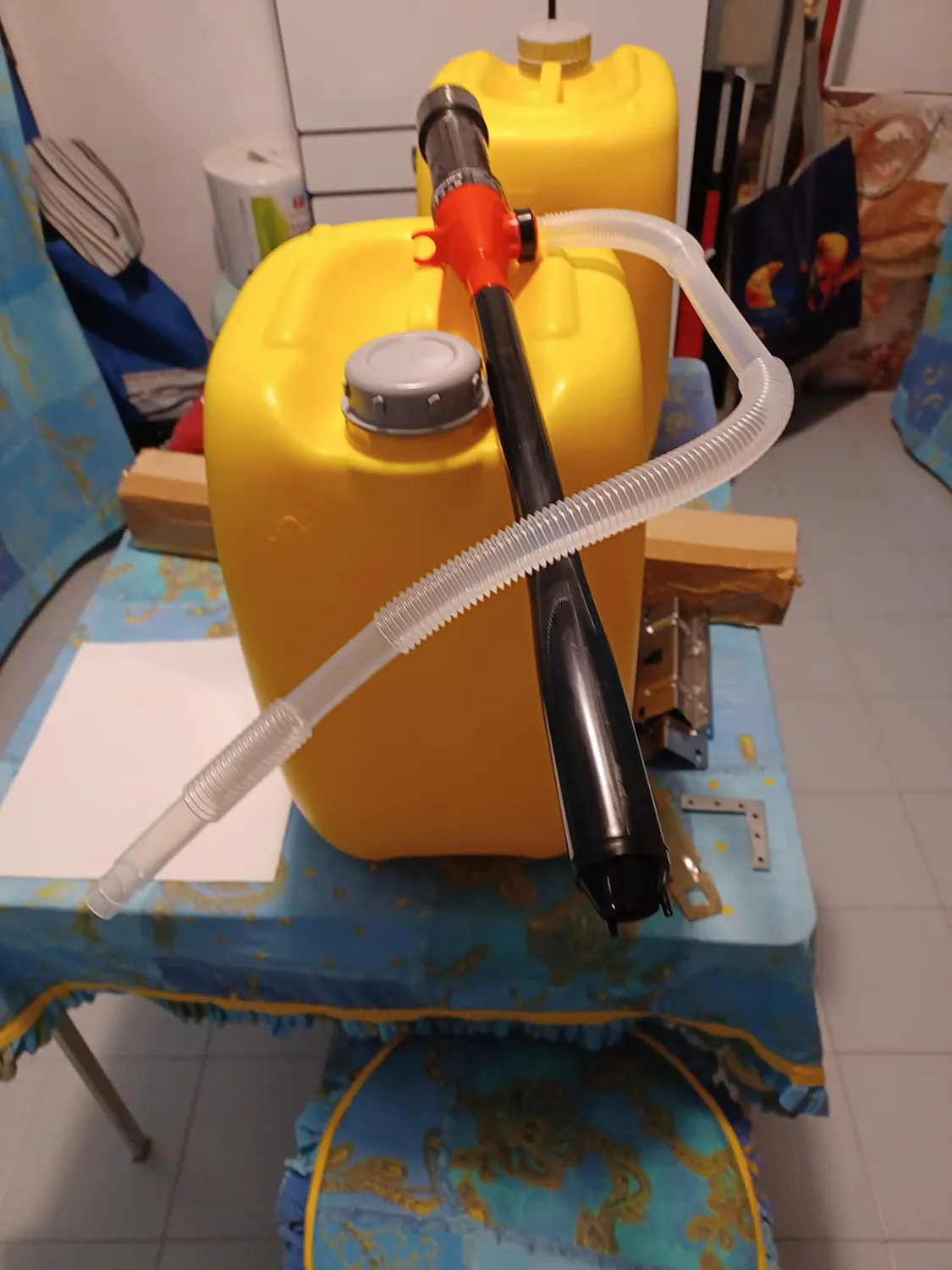 Ribimex Pompa Travaso Liquidi Batteria 5-9 L/min Portatile