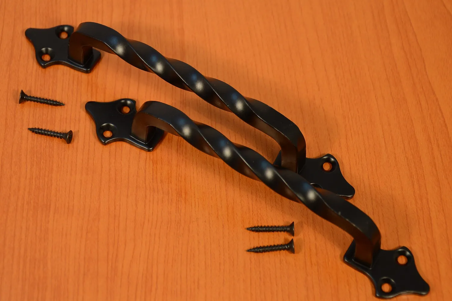 Amig maniglie mobili ferro nero antico 2 pezzi