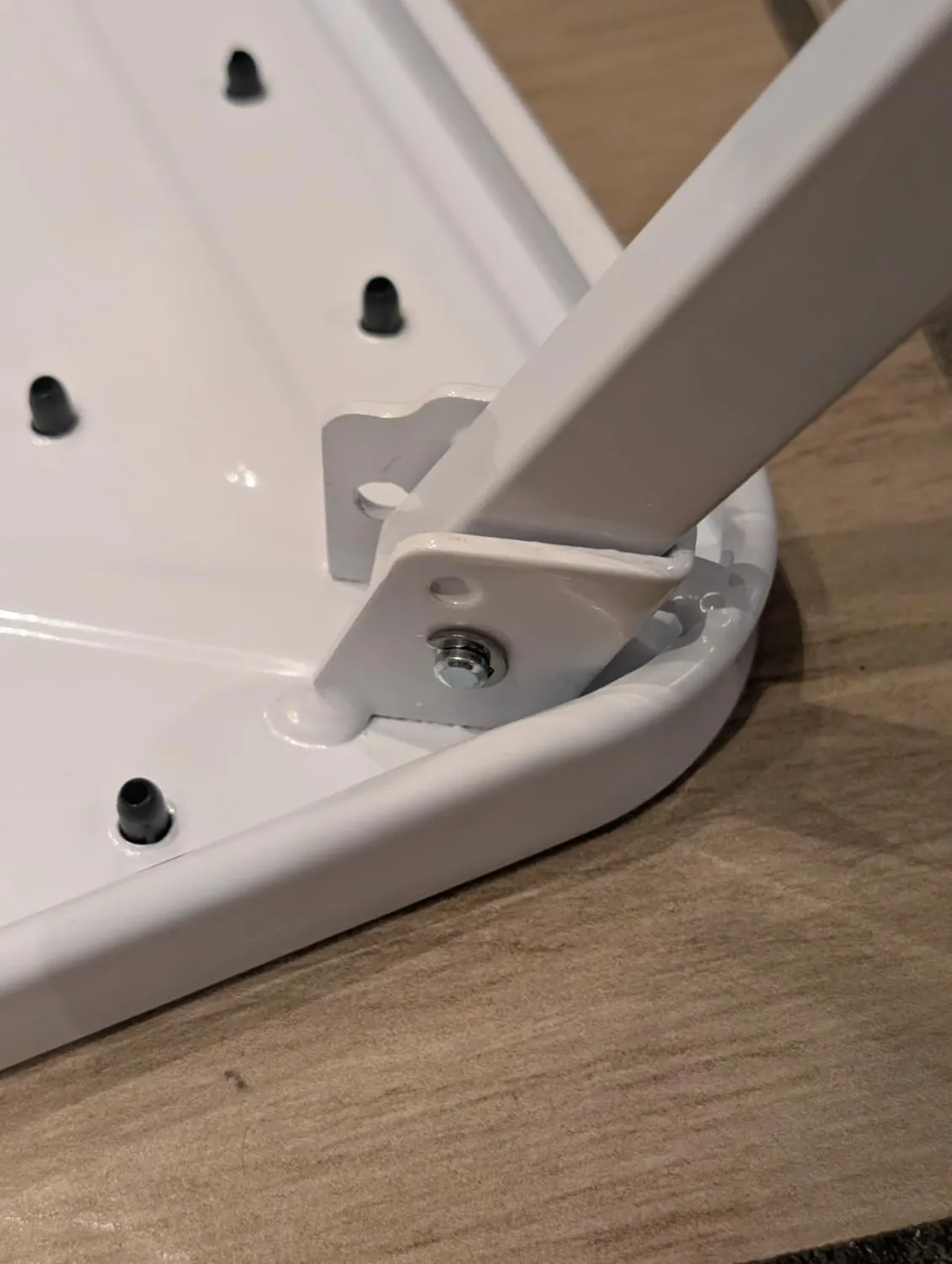 Amig sgabello pieghevole 1 gradino bianco 150 kg