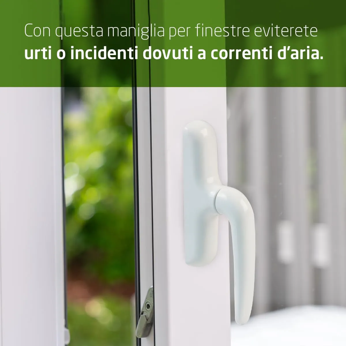 Amig Maniglia Finestra Oscillobattente 180 mm Bianca