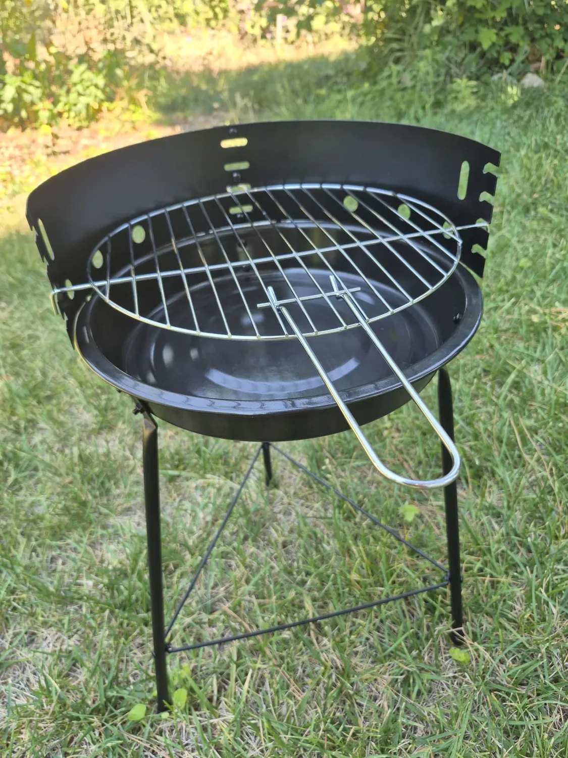 Amig Azkar barbecue a carbone nero 33x35x56 cm