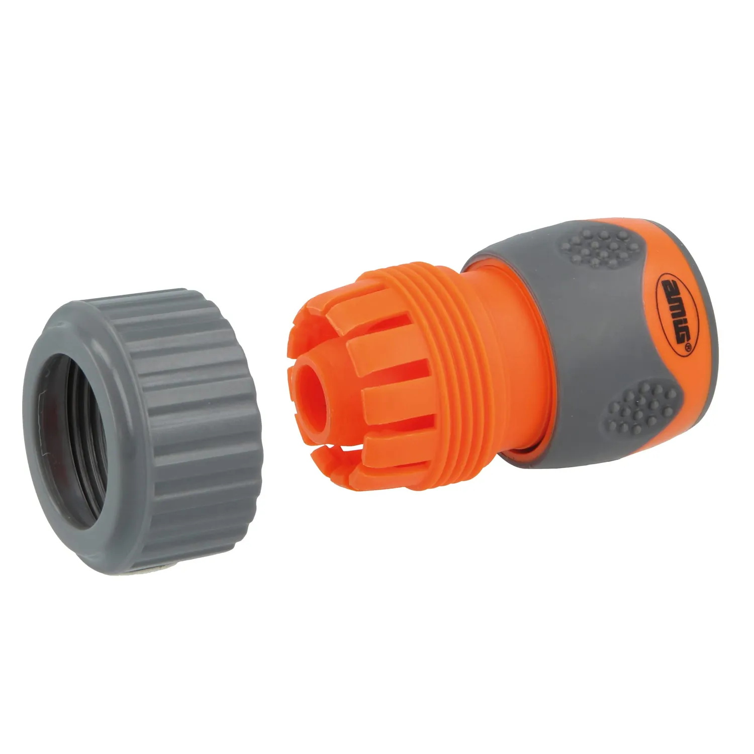 Amig connettore rapido tubo 3/4" arancione-grigio