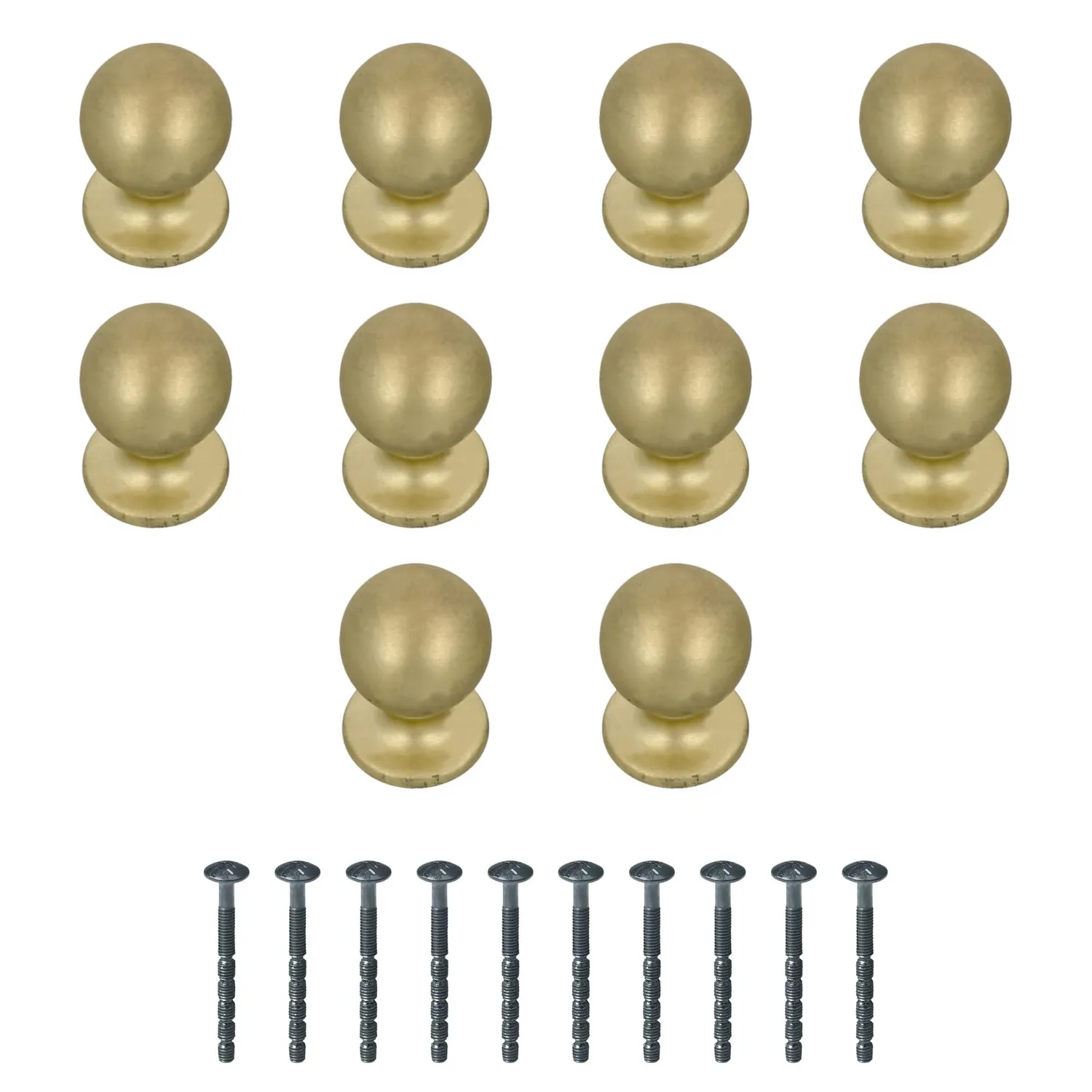 Amig Mod. 812 pomelli mobili D21 mm oro spazzolato 2 pezzi
