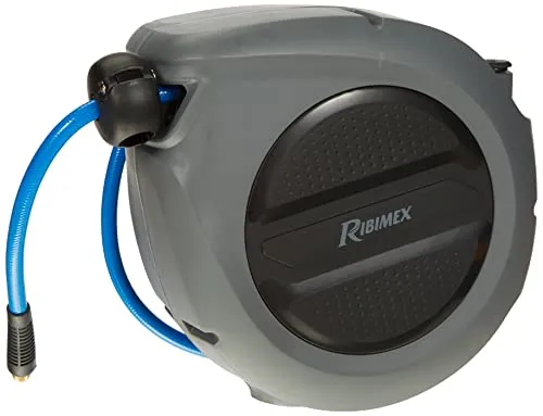 Ribimex PRDATR151 Avvolgitubo aria automatico 15 m PVC