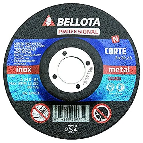 Bellota Disco Abrasivo Taglio Inox-Metal 3 mm resistente
