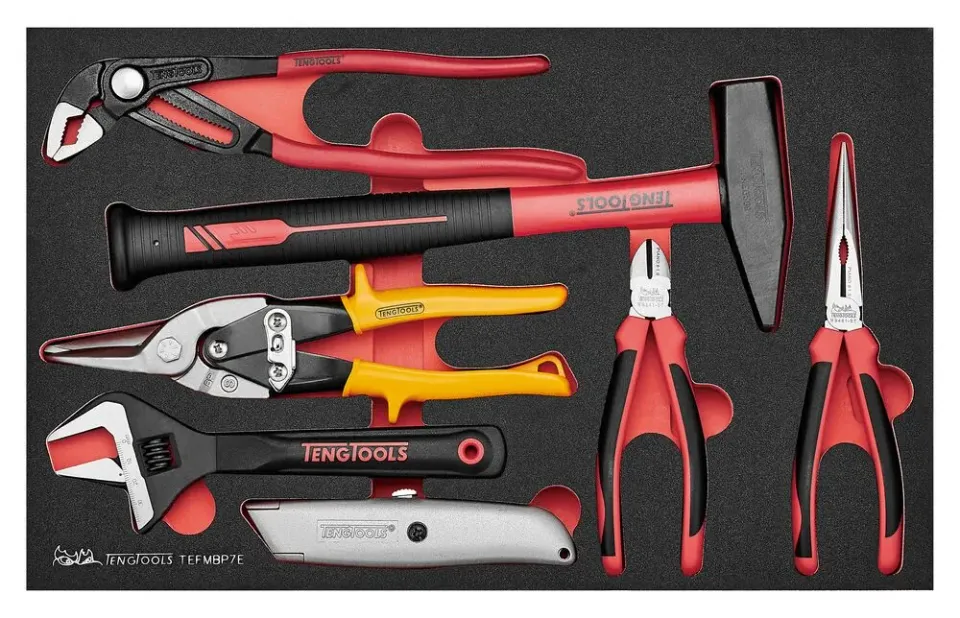 TengTools Foam E FOAM3 Set Pinze Martello 7 Pezzi