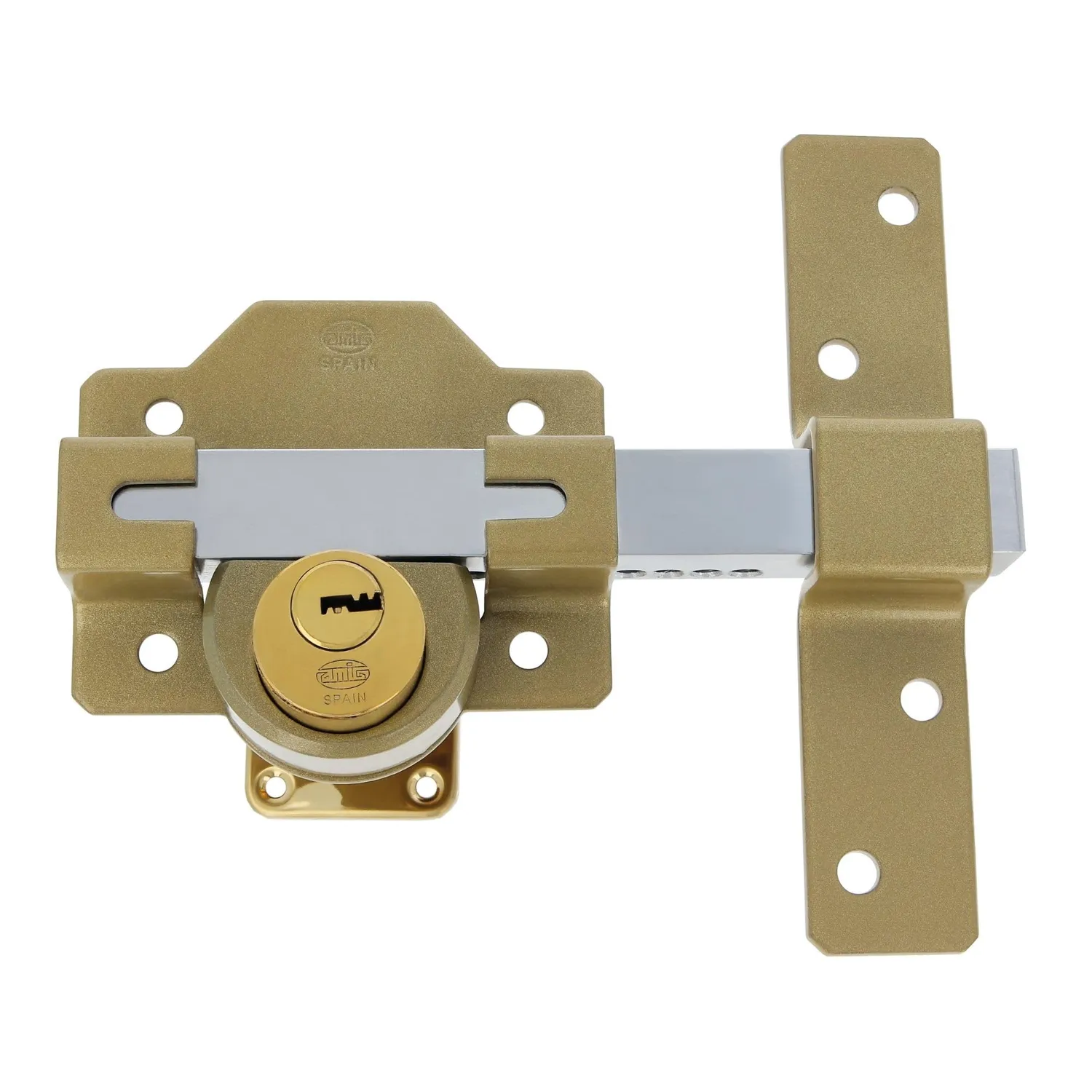 Amig Mod. 4 catenaccio sicurezza 88x153 mm cromato lucido