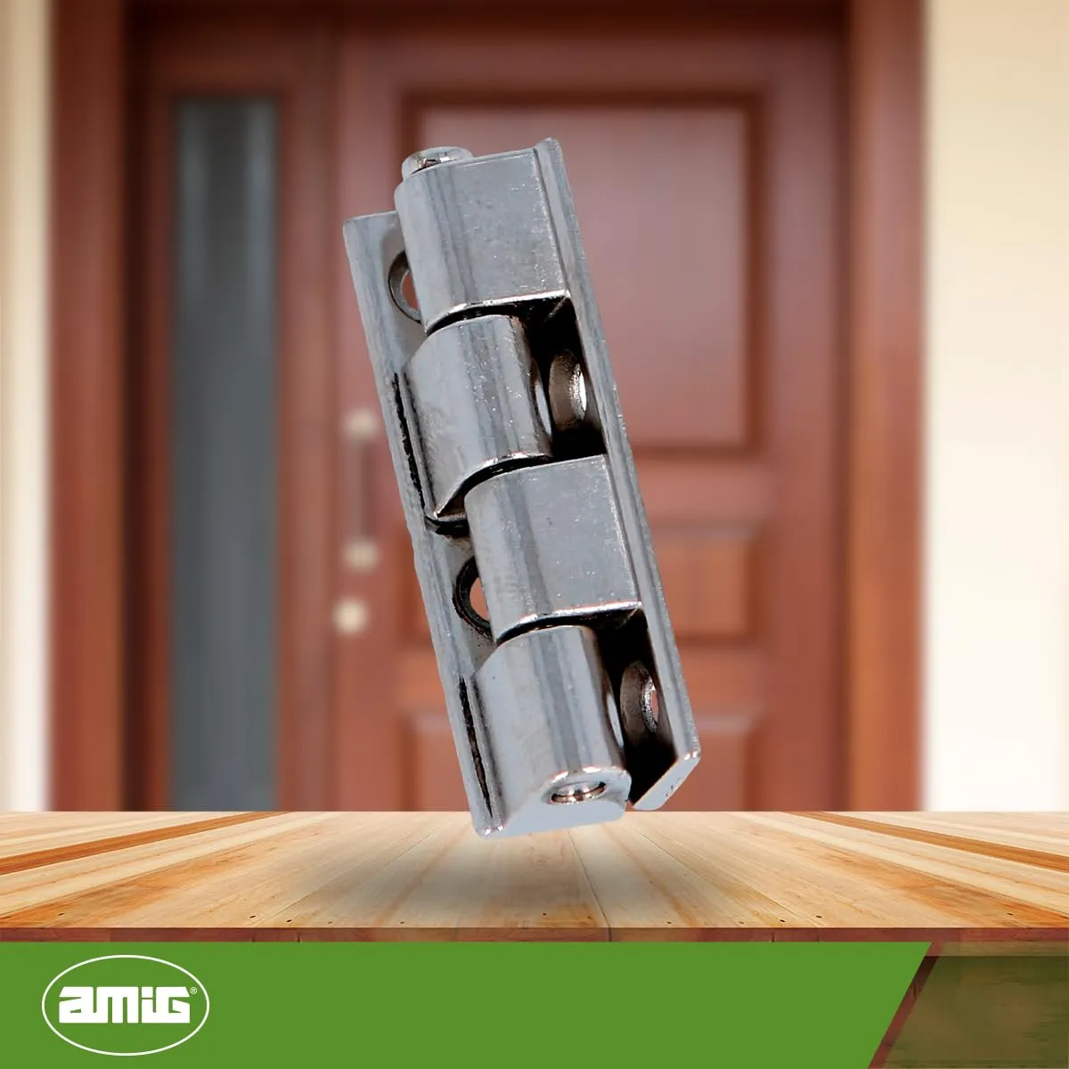 Amig 556 Cerniera Armadio 40x9 mm Nichelata Zamak