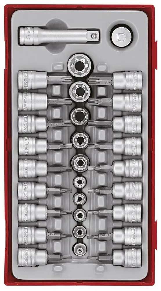 TengTools TT1 Set Bussole Torx 30 Pezzi 3/8"