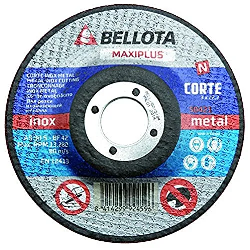 Bellota Professionale disco da taglio inox-metallo 3 mm