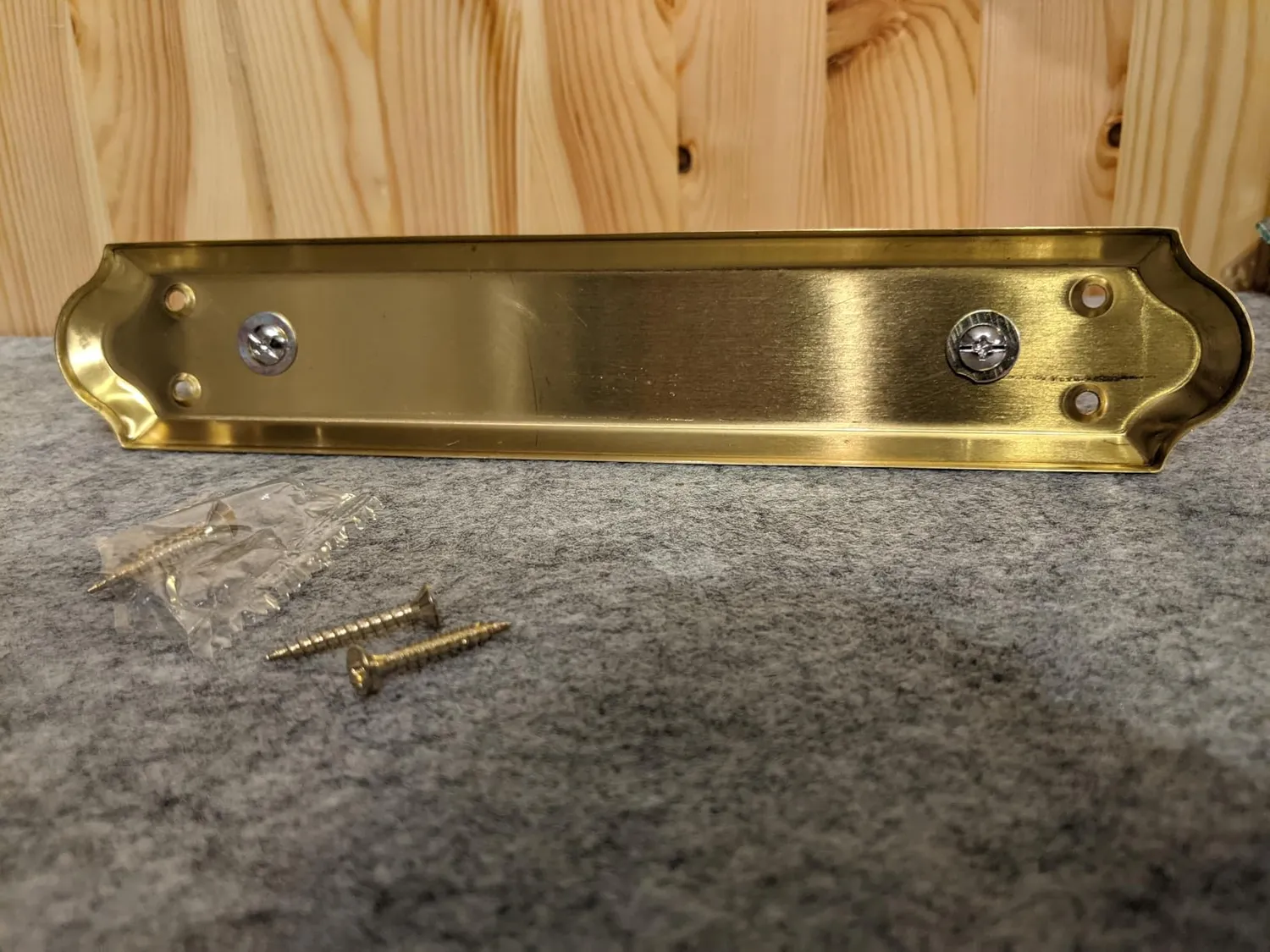 Amig Mod.13 maniglione ottone oro lucido 245x45 mm