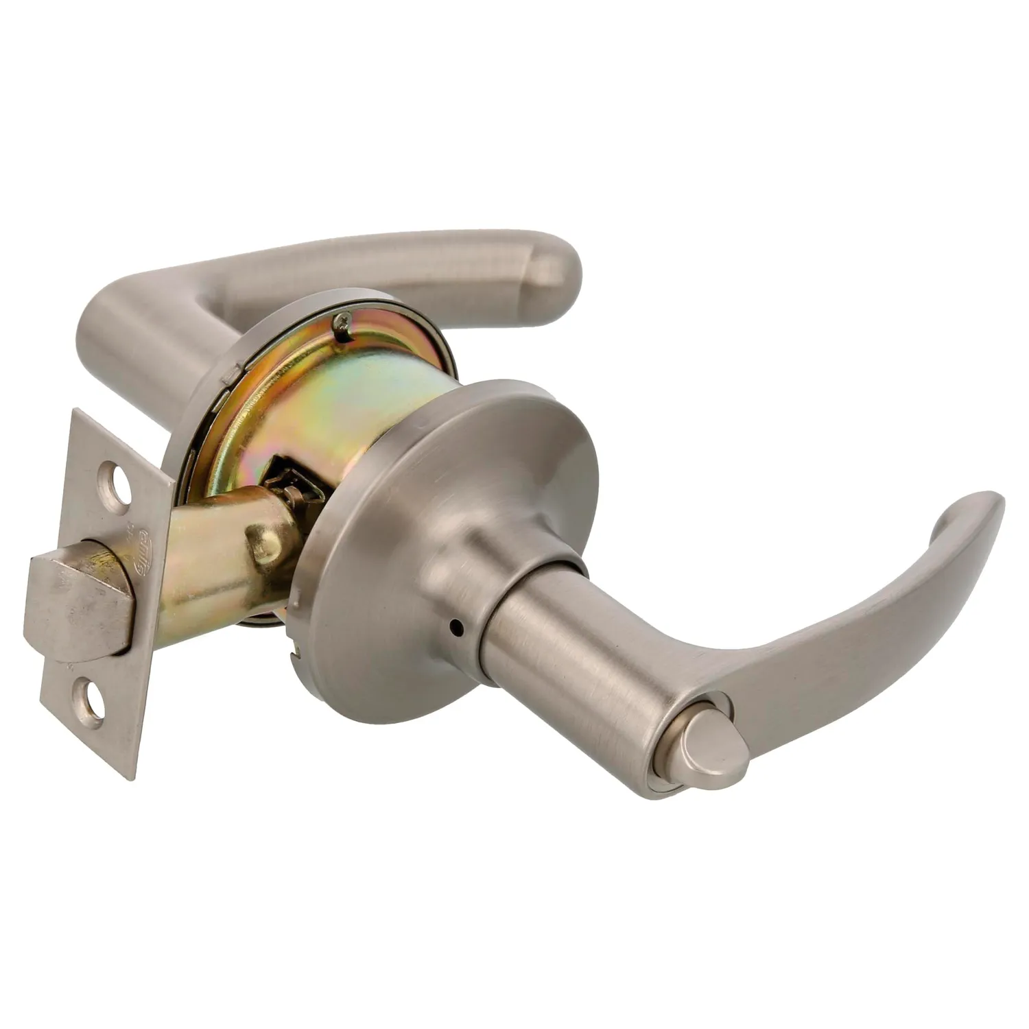 Amig 732 Maniglia Porta Interna Bronzo Cuoio Scrocco