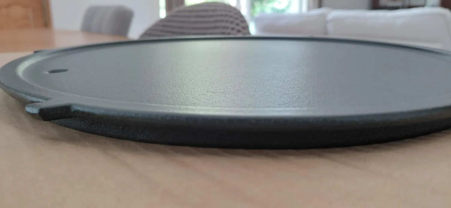 Amig AM37 piastra ghisa rotonda 31 cm scanalata barbecue