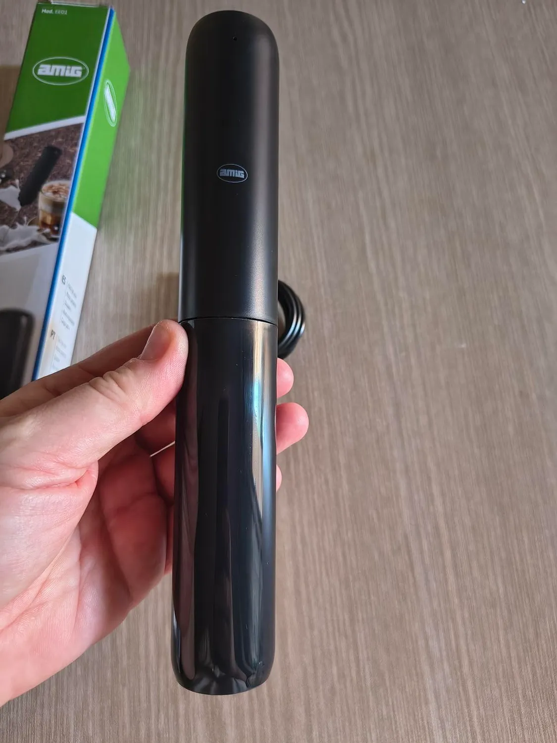 Amig montalatte elettrico portatile USB-C acciaio
