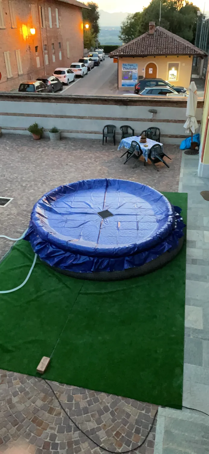 Ribimex telone piscina rotonda 6,2 m polietilene 140 g
