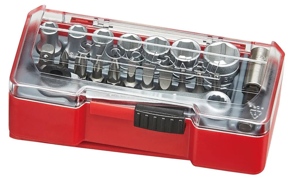 TengTools Set Bussole 1/4" 20 Pezzi Esagonali con Clip