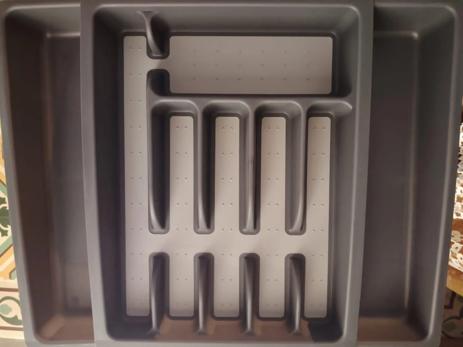 Amig Nibo portaposate estensibile da cassetto grigio