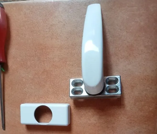 Amig Delta maniglia porta interna bianca set 121x72 mm