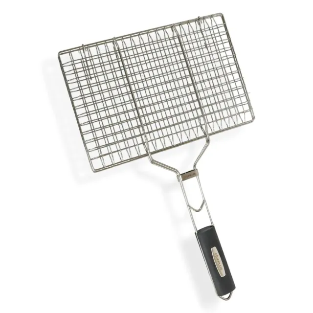 Amig Fireplus griglia barbecue doppia inox 32x21,5 cm