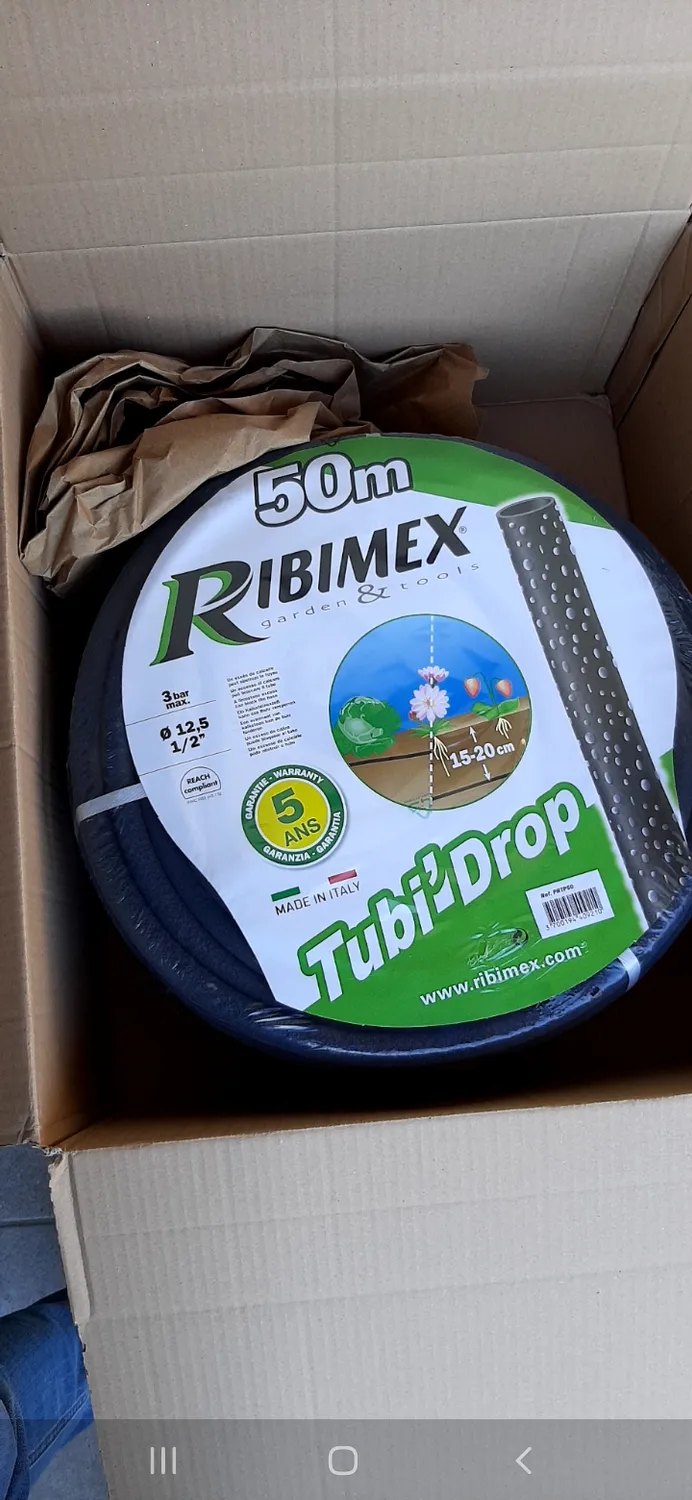 Ribimex TubìDrop tubo poroso irrigazione 100 m microforato