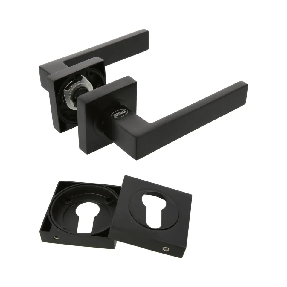 Amig Cadice Maniglia Porta 52x124 mm Nero Opaco