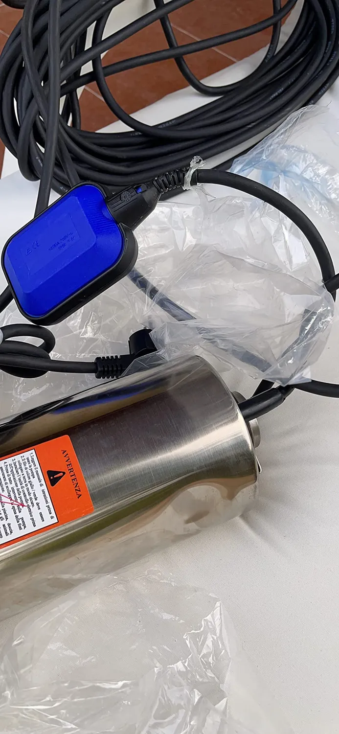 Ribimex Pompa sommersa 750 W 8000 L/h per pozzi