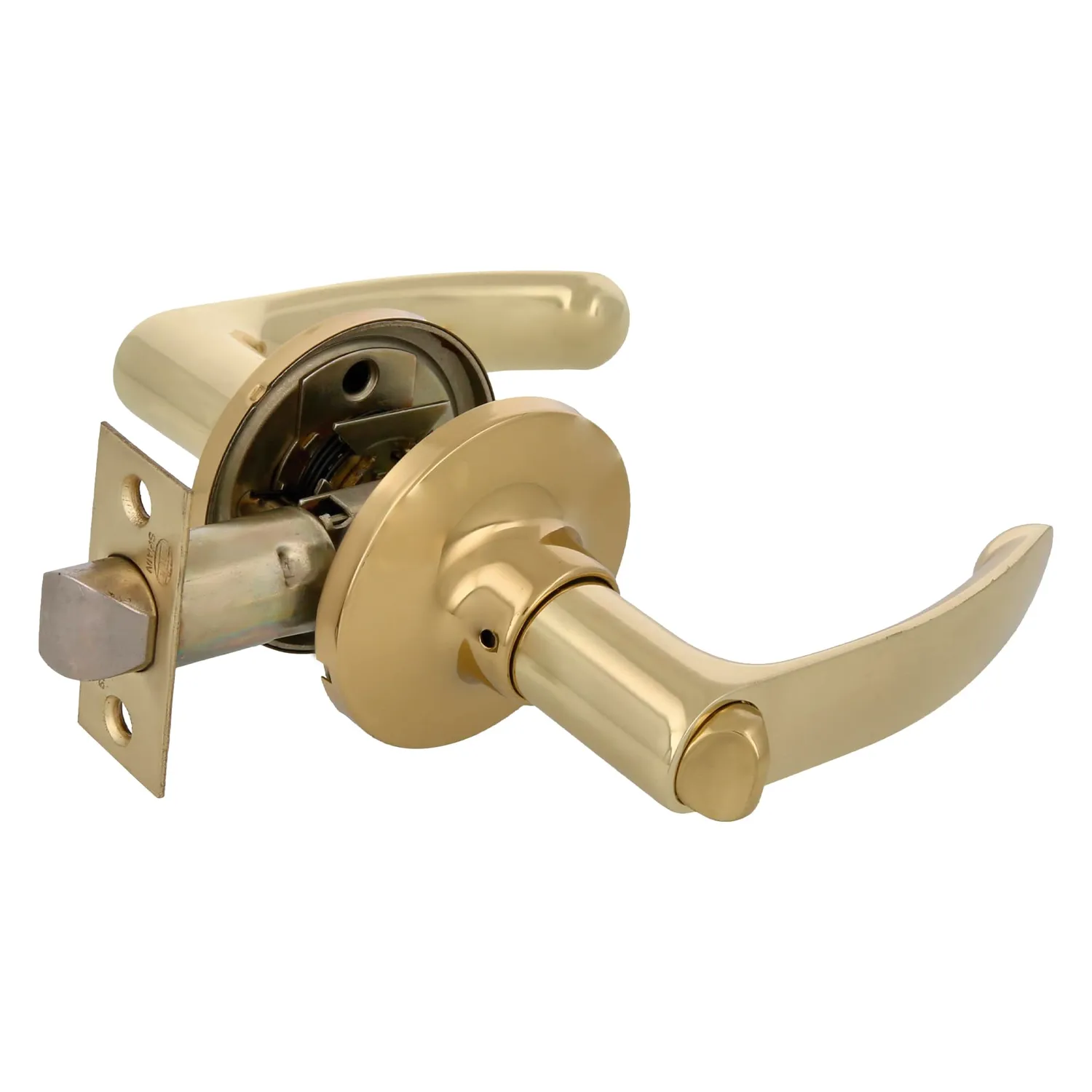 Amig 732 Maniglia Porta Interna Bronzo Cuoio Scrocco